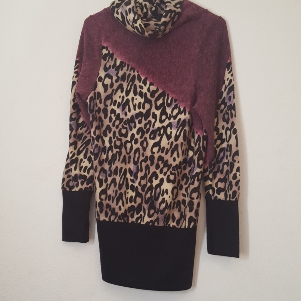 Cheetah design dress